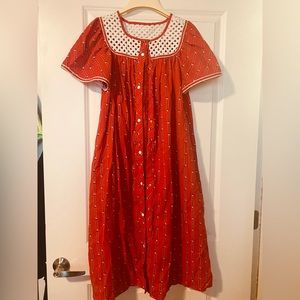 Vintage 80s BULLOCKS WILSHIRE Models Coat Duster Robe Housecoat Pajamas